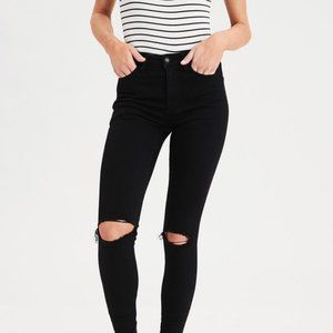 AE Ne(x)t Level Curvy Super High-Waisted Jegging - Black